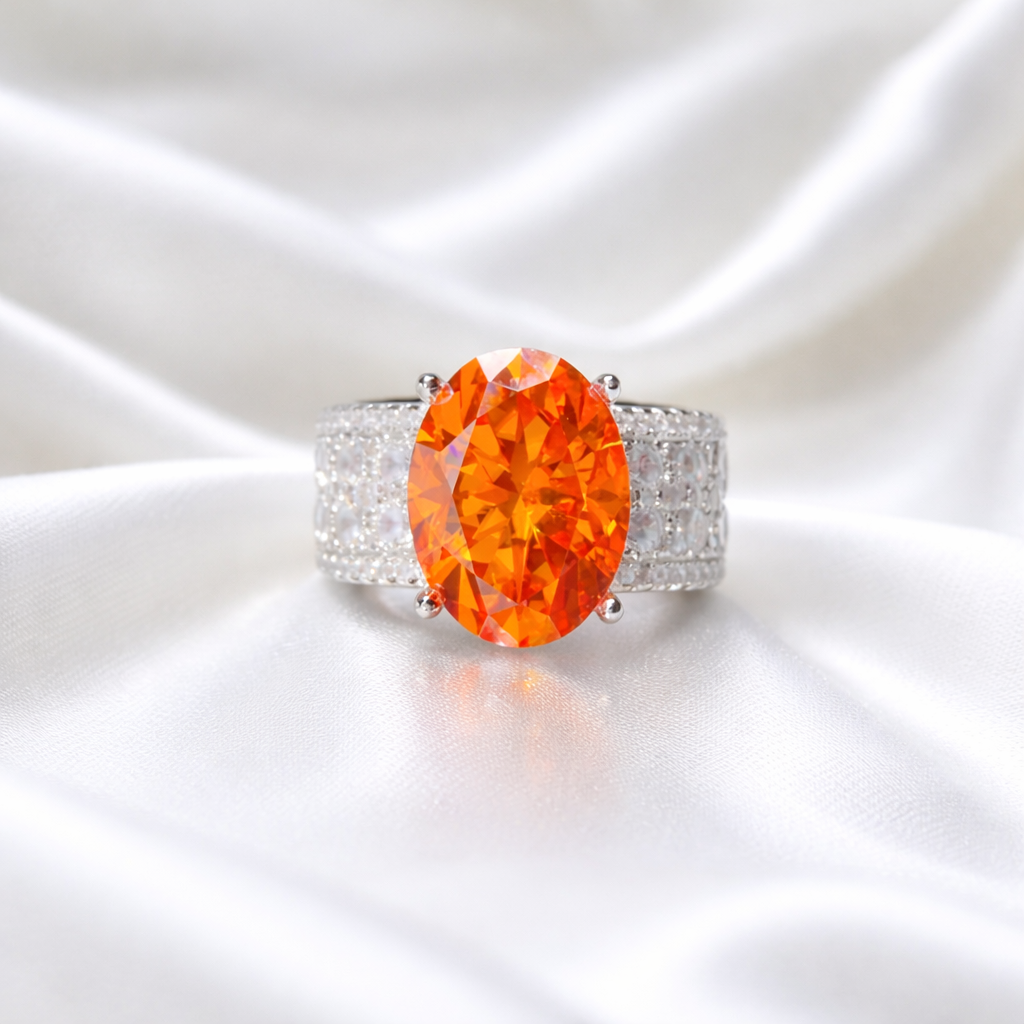 Ember Silver Ring
